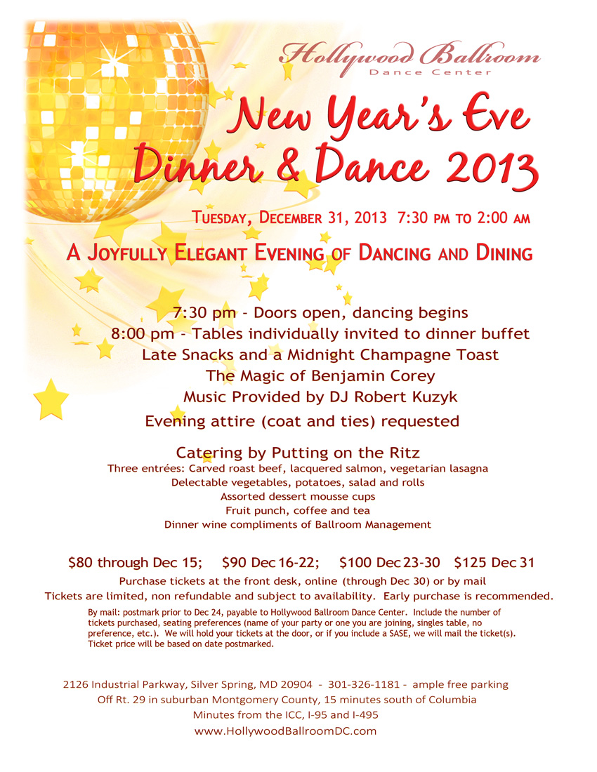 New Year&#039;s Eve Dinner Dance-web - Hollywood Ballroom Dance Center