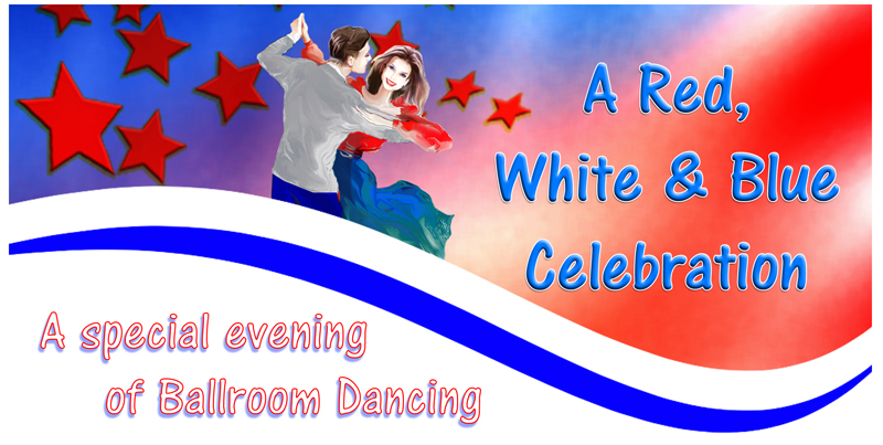 red white and blue web banner