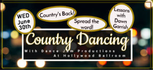 Country Dancing with DanceJam Productions at Hollywood Ballroom